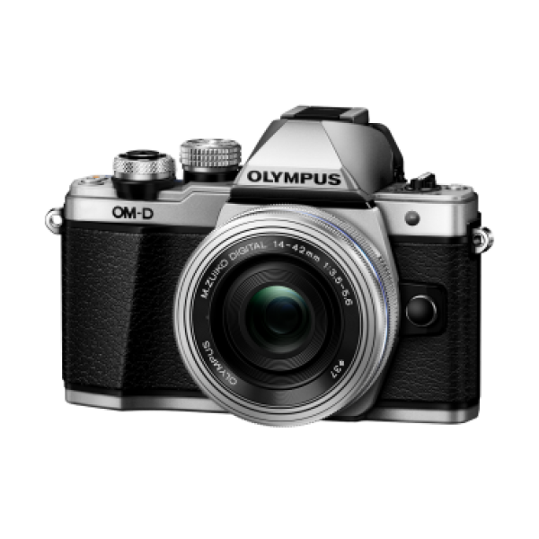 Цифровая системная фотокамера OLYMPUS E-M10 Mark II Pancake Zoom 14-42 Kit Silver/Silver